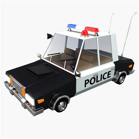 Police Cars 3D Models download - Free3D