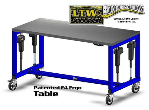 Work Adjustable Height Shop Table 的图像结果