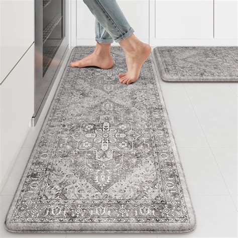 Amazon.com: KIMODE Anti Fatigue Kitchen Mats, 2 PCS Cushioned Kitchen ...