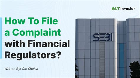 Financial Complaint: SEBI, RBI, IRDAI, HFC