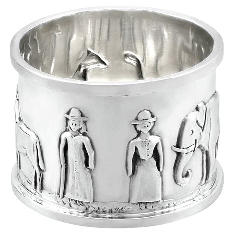 Tiffany and Co. Sterling Silver Napkin Ring with Monogram at 1stDibs ...