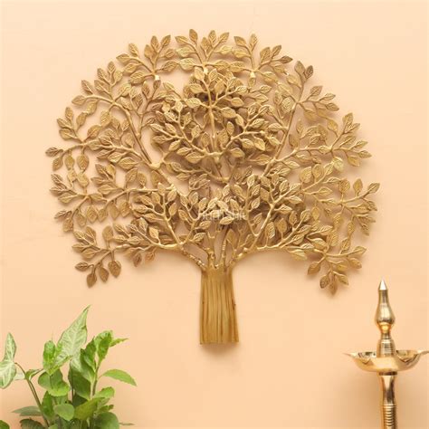 Buy Pure Brass Superfine Wall Hanging Kalpavriksha Bodhi Tree 23 ...