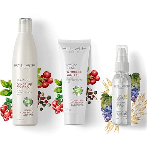 Buy Brillare Dandruff Control Shampoo, Mask (Conditioner), Hair Serum ...