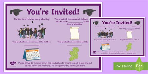 Graduation Invite Write Up Worksheet / Worksheet