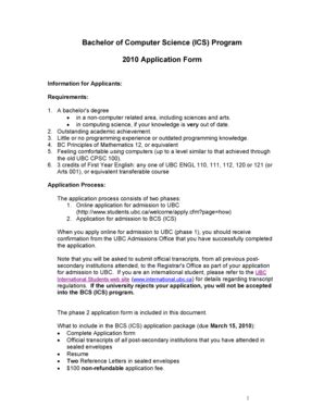 Bachelor of Computer Science Short Form 的图像结果