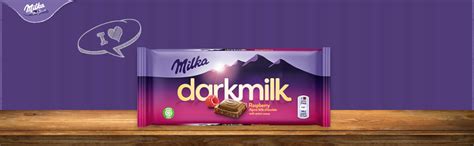 Milka Dark Milk Raspberry Chocolate, 3 oz / 85 g : Amazon.in: Grocery ...
