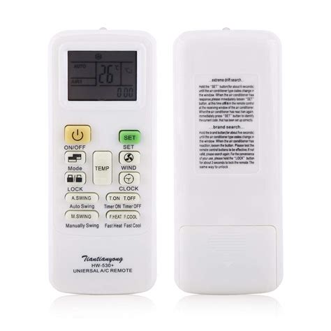 Universal Intelligent Air Conditioner Universal Air Conditioner Remote ...