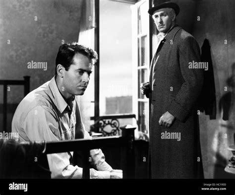 THE LONG NIGHT, from left: Henry Fonda, Vincent Price, 1947 Stock Photo ...
