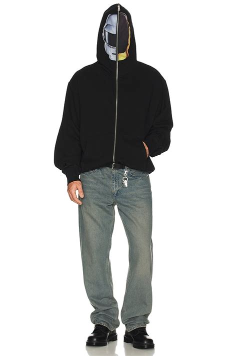 Pleasures x Daft Punk Ram Zip Hoodie in Black | REVOLVE