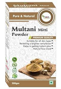 SKS MULTANI MITTI 100% NATURAL for skin, hair and face get glowing and ...
