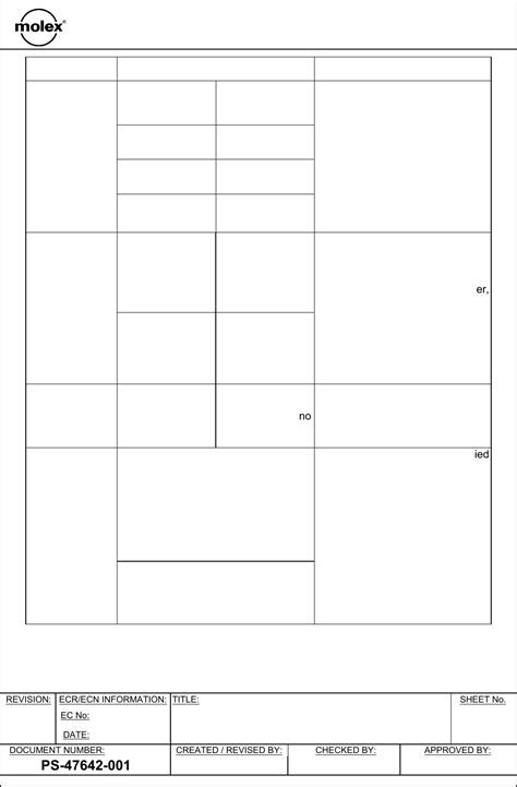 Micro USB Conn Spec Datasheet by Molex | Digi-Key Electronics