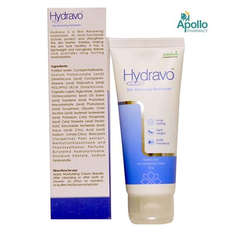Hydravo Skin Renewing Moisturizer, 50 gm Price, Uses, Side Effects ...