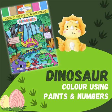Explore the World of Dinosaurs with our Colouring-by-Numbers Book ...
