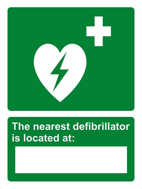 Defib Signage 的图像结果