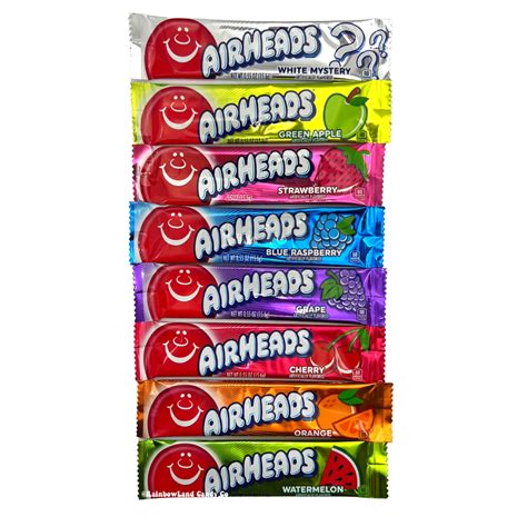 Airheads Chewy and Tangy Taffy Candies | Fruity Flavor Bars | Airheads ...
