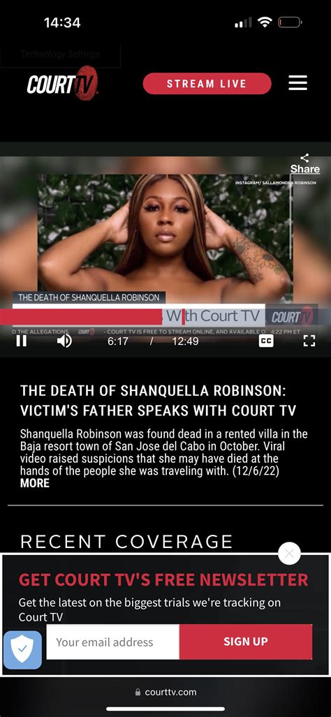 Court TV shows wrong photo of Shanquella 12/6/2022. https://www.courttv ...