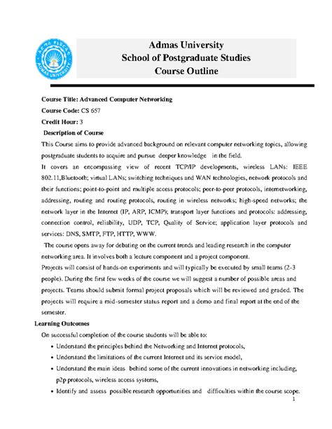 Advanced Computer Networking Course 的图像结果