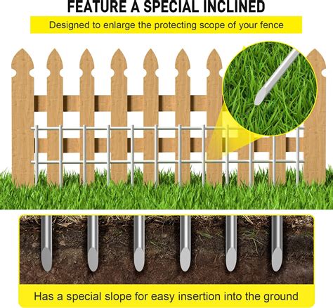 Buy Doniks 15 Pack No Dig Fence Animal Barrier Fence 20x15-inch with 1 ...