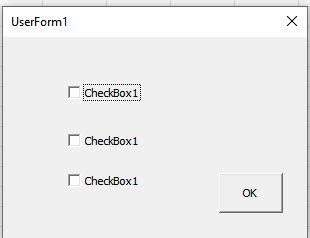 Image result for Checkbox Userform