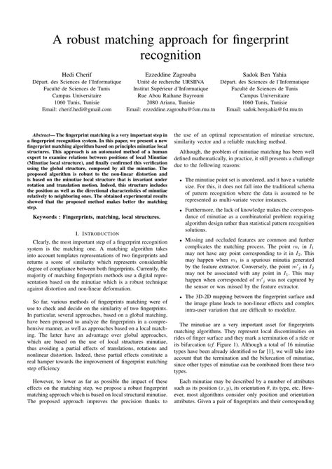 Finger Printing for Pattern Matching Algorithms 的图像结果