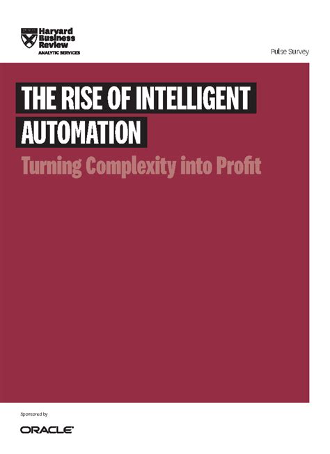 Intelligent Automation 1672467919 - ####### Pulse Survey THE RISE OF ...