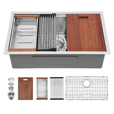 Buy 32 Kitchen Sink Under Stainless Steel - Sarlai 32 x 19 Inch Kitchen ...