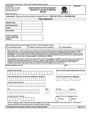 PA PSRS-116 2013 - Fill and Sign Printable Template Online