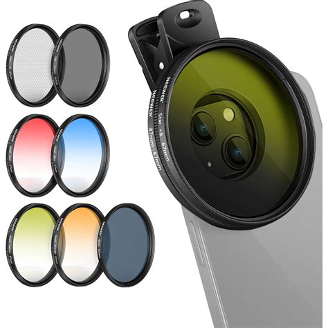 Neewer Clip-On Filter Kit for Phone & Camera (67mm) 66602534 B&H