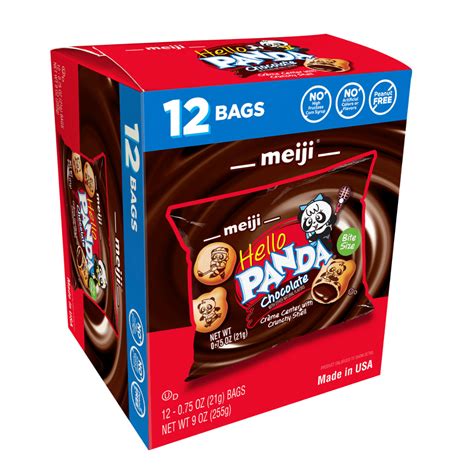 Meiji Hello Panda Chocolate 12pk 0.75oz Multipack - Meiji America