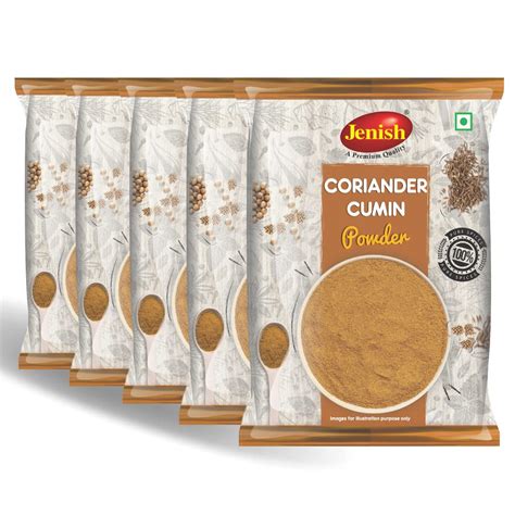 JENISH Coriander Cumin Powder/Dhana Jeera/JIRA Powder - No ...