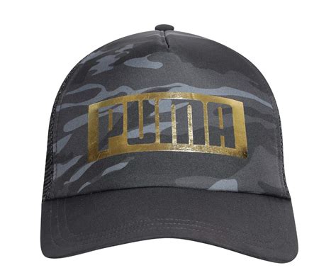 Puma Men's Cap (2171301_Puma Black-gold_ADULT) : Amazon.in: Clothing ...