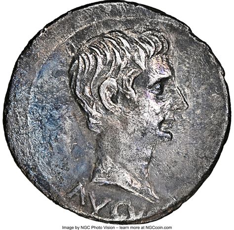 Denarius - Augustus (CAESAR DIVI F ARMEN CAPTA IMP VIIII) - Roman ...