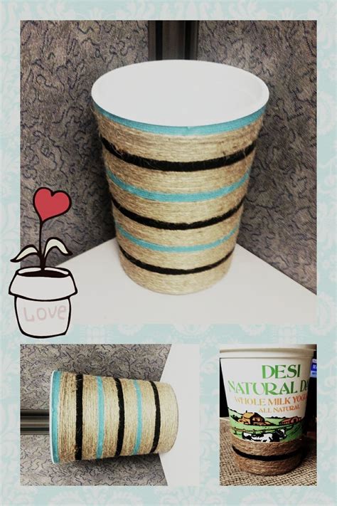 Image result for Crafts Using Yogurt Containers