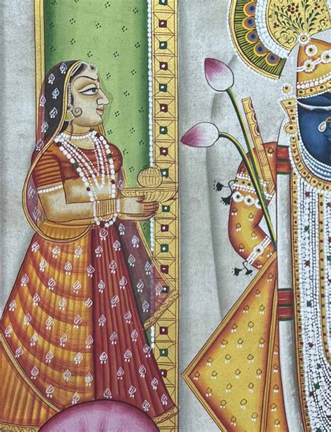 Shrinathji & Krishna - Handmade Pichwai Painting – Truly Earthy