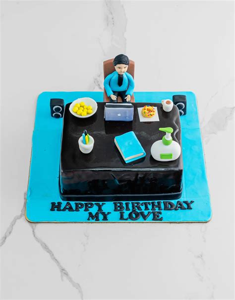 Workaholic Theme Cakes | Delivery in Noida & Gurgaon - Creme Castle