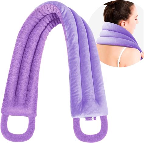 Amazon.com: Microwavable Heat Pads, 2 Pack Bundle, Neck Wrap 26x6 and ...