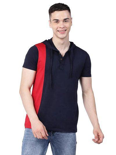 Price History of Kalt Men Colourblock Regular Fit Hoodie With ...