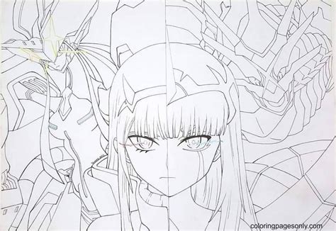 Image result for Zero Two Coloring