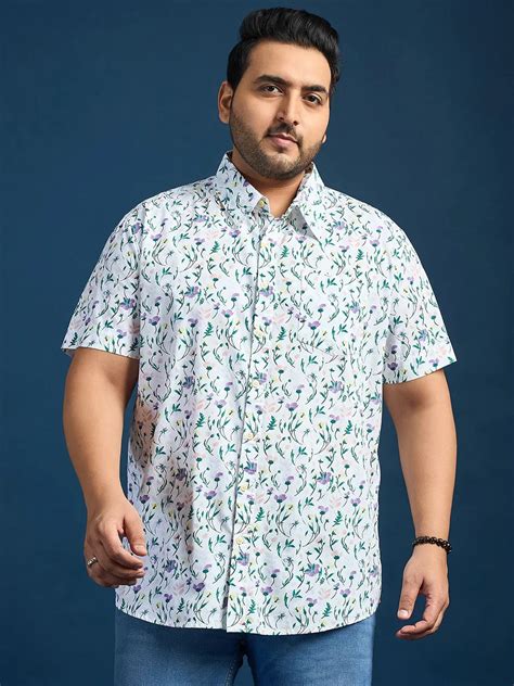Men Plus Size Elkeen Printed Multicolor Shirt – bigbanana