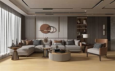 JIALTO PVC Flooring Sheets for Floor – Durable Peel & Stick Wooden ...