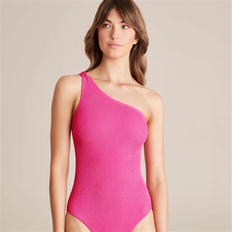 One Shoulder Crinkle Swim One Piece Bathers | Target Australia