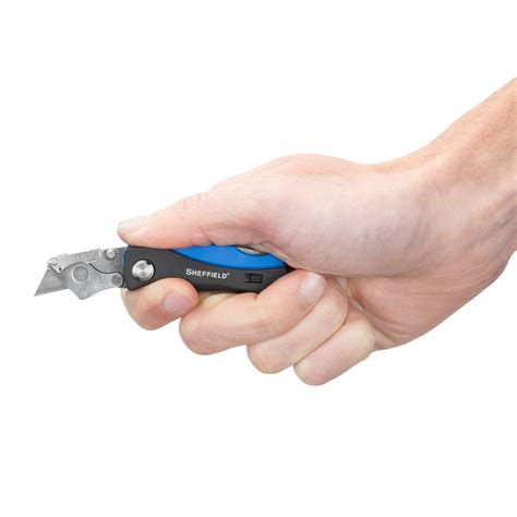 Sheffield 12125 Mini Quick Change Folding Utility Knife, Comes with 6 ...