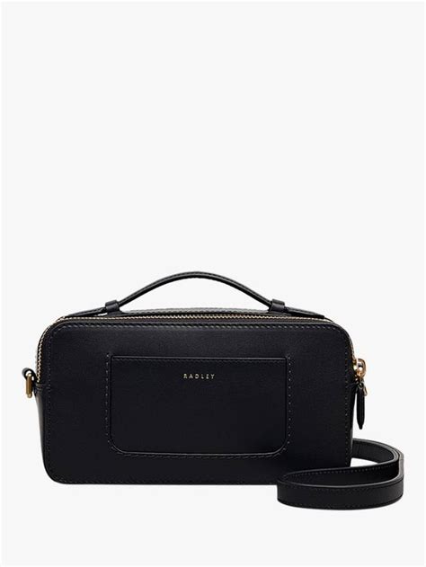 Radley Calvert Road Leather Mini Camera Bag, Black