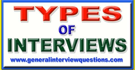 Types of Interview 的图像结果