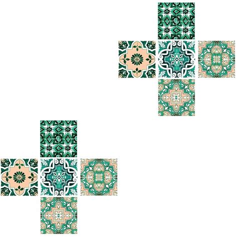 TILE STICKERS FLOOR STICKY 10 PCS - 14238261021 - oficjalne archiwum ...