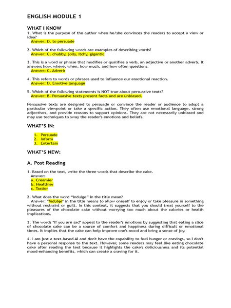 Image result for English Module 5