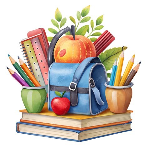 School Supplies Clip Art Back To School Clipart Back To School