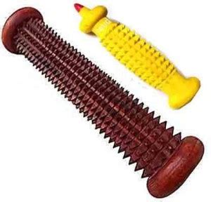 IWUD ENTERPRISES ROD-C-2022 Iwud WOODEN FOOT ROLLER Massager Hand ...
