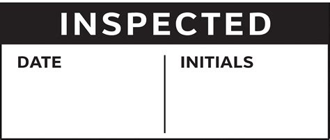 Inspected, 1 1/2 in Wd, Inspection Label - 9PWJ8|TC-10943 - Grainger