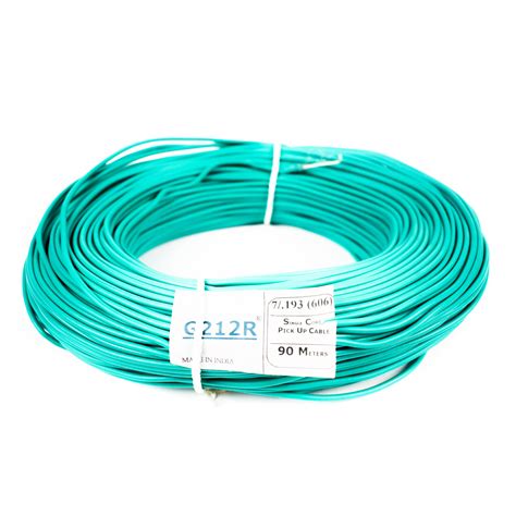 Buy 23 AWG shielded Multi Strand Wire - 7/0.193mm (Cyan) 90 meter at ...